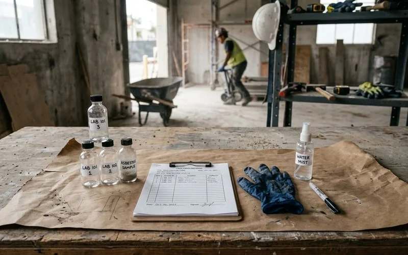 Asbestos Testing — IICRC certified work in progress